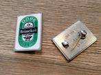 Heineken Dope vintage logo speldje hippie 80's rare logo, Verzamelen, Speldjes, Pins en Buttons, Verzenden, Gebruikt