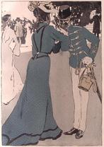 Originele jugendstil prent Laat uw kind eens zien, Gebruikt, -, Verzenden, -