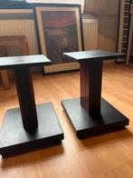 Speaker Stands - Zwart / Eikenhout, Audio, Tv en Foto, Luidsprekers, Overige merken, Gebruikt, Ophalen of Verzenden, Minder dan 60 watt
