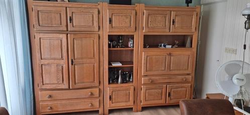 Massief eiken kast, Huis en Inrichting, Kasten | Dressoirs, Gebruikt, 25 tot 50 cm, Ophalen