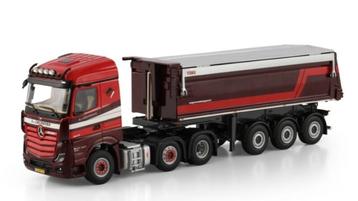 WSI MERCEDES BENZ ACTROS TIPPER TRAILER - A VAN GRUNSVEN beschikbaar voor biedingen