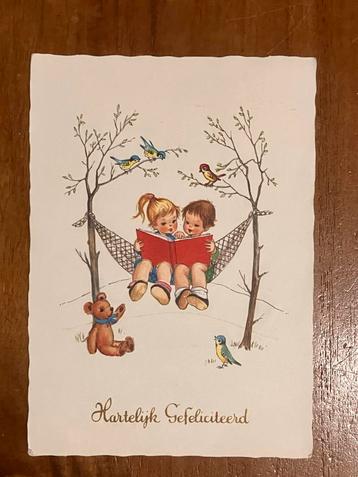 Hartelijk Gefeliciteerd 1963 - Kinderen in Hangmat beschikbaar voor biedingen
