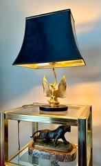 Hollywood Regency lamp met adelaar, Huis en Inrichting, Lampen | Tafellampen, Ophalen of Verzenden, Zo goed als nieuw, Hollywood Regency, Maison Janssen