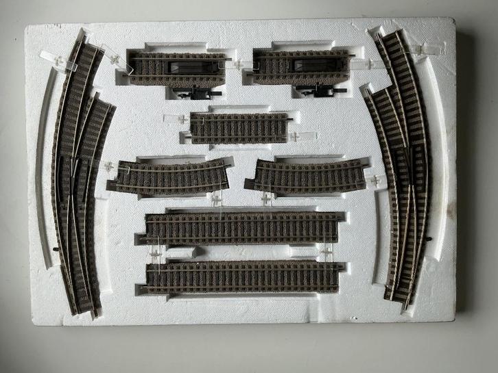 Fleischmann profirails Stations-Set 6190 B, Hobby en Vrije tijd, Modeltreinen | H0, Gebruikt, Rails, Gelijkstroom, Fleischmann