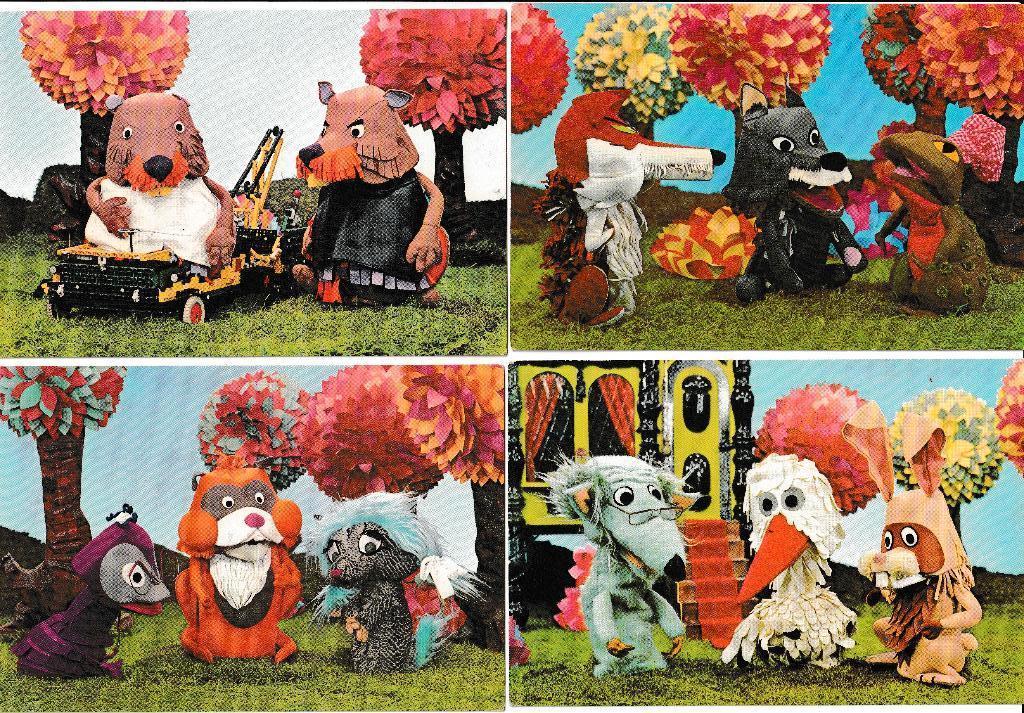 4x Fabeltjeskrant 1969 o.a. Lowieke, Dram, Juff. mier e.a., Verzenden, Zo goed als nieuw, Tv, Foto of Kaart