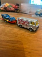 Siku VW LT 28 met Aanhanger en racewagen, Ophalen of Verzenden, Zo goed als nieuw