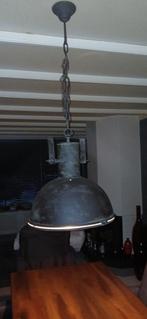 Prachtige Industriële Hanglamp, Gebruikt, 50 tot 75 cm, Ophalen of Verzenden, Metaal