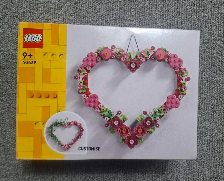 LEGO 40638 Bloemenhart, Kinderen en Baby's, Speelgoed | Duplo en Lego, Zo goed als nieuw, Lego, Complete set, Ophalen of Verzenden