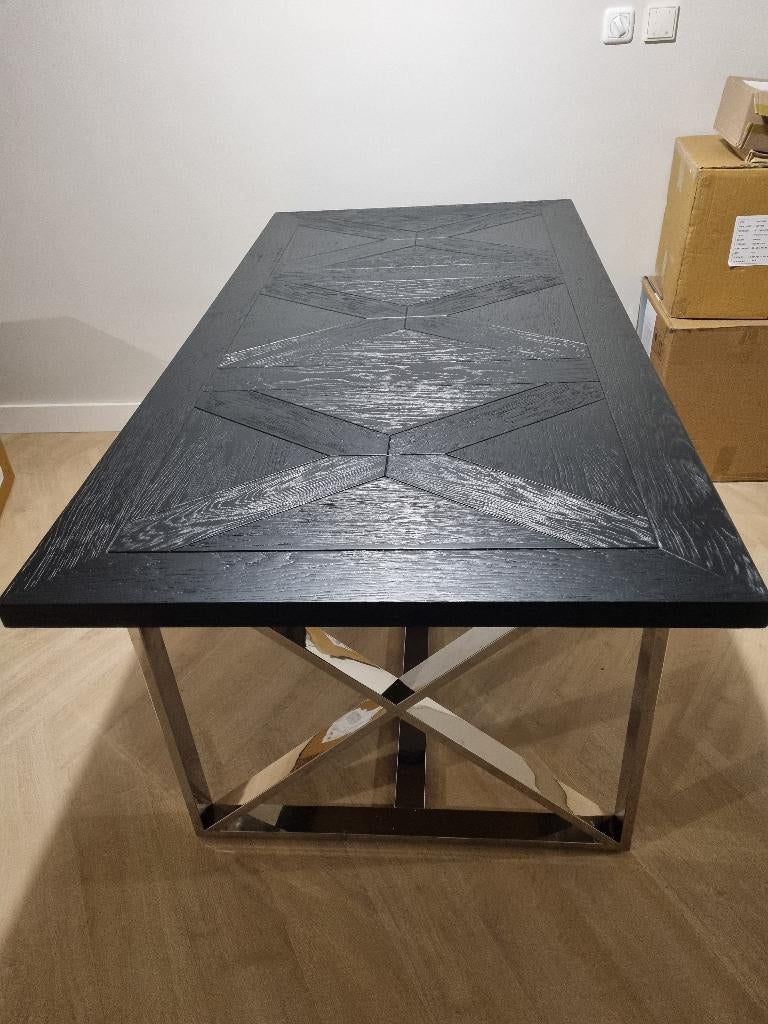 Eetkamertafel en salontafel te koop, Huis en Inrichting, Tafels | Eettafels, Ophalen, 50 tot 100 cm, Zo goed als nieuw, 150 tot 200 cm