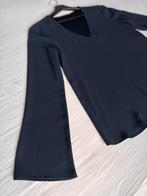 Claudia Strater V-hals donkerblauwe blouse maat 38, Kleding | Dames, Blouses en Tunieken, Ophalen of Verzenden, Zo goed als nieuw