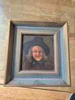 Klein oud schilderijtje, Ophalen