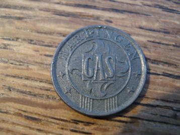 Gaspenning 10 cent Harlingen, bezet Nederland, WW2 #596 beschikbaar voor biedingen
