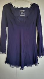 Paarse voile blouse Object maat 38 /M nog nieuw, Ophalen of Verzenden, Zo goed als nieuw, Maat 38/40 (M), Paars