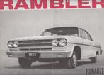 Rambler Renault autofolder uit 1965, Verzenden, Gelezen, Overige merken