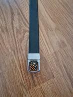 Zwart leren vintage Valentino riem ***IZGS***, Ophalen of Verzenden, Zo goed als nieuw, Zwart