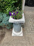 Bloempot plantezuil, Tuin en Terras, Bloempotten, Ophalen, Zo goed als nieuw, Rond, Minder dan 25 cm