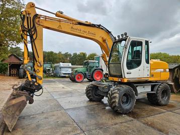 Liebherr A 314 mobiele graafmachine bandenkraan mobil bagger beschikbaar voor biedingen