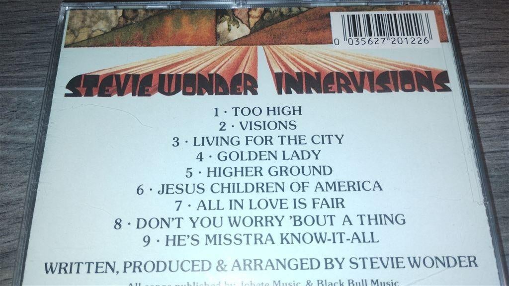 Stevie Wonder ‎- Innervisions, Cd's en Dvd's, Ophalen of Verzenden, Zo goed als nieuw