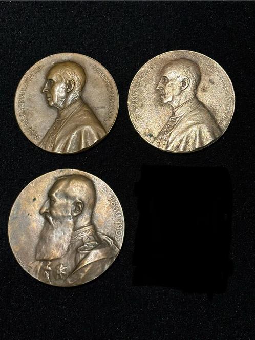 3 penningen / medailles België, Verzamelen, Militaria | Tweede Wereldoorlog, Landmacht, Overige gebieden, Ophalen