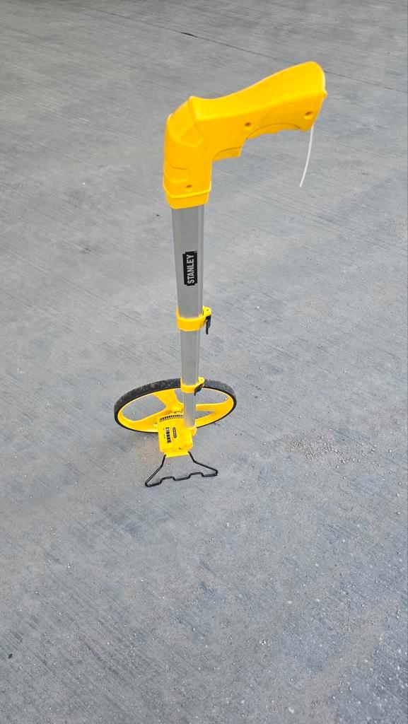 Stanley Loopwiel Meetwiel - Zo Goed Als Nieuw!, Doe-het-zelf en Verbouw, Meetapparatuur, Zo goed als nieuw, Afstand, Ophalen of Verzenden