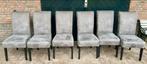 6 Grijze Stoelen - ZGAN, Huis en Inrichting, Stoelen, Ophalen