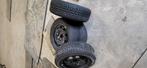 Set winterbanden met velg 185/60 R 15, Gebruikt, 15 inch, Banden en Velgen, Personenwagen