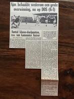 Voetbal krantenartikel Ajax DOS oktober 1963, Ophalen of Verzenden, Gebruikt, Ajax