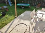 Travertin tegels 3cm romaans verband, Ophalen, Zo goed als nieuw, 10 m² of meer, Beton
