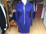 Paars/zwarte jurkje van goldie estelle. Maat s en m, Kleding | Dames, Maat 38/40 (M), Goldie Estelle, Paars, Ophalen of Verzenden