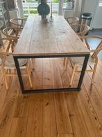 Woodville eettafel Olav (220x100), Huis en Inrichting, Tafels | Sidetables, Ophalen of Verzenden, Zo goed als nieuw, 75 cm of meer