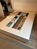 Ikea NORDLI twijfelaar bedframe 140cm, Huis en Inrichting, Slaapkamer | Bedden, Ophalen, Wit, 140 cm, Zo goed als nieuw