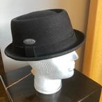 Kangol Porkpie Hoed - Zwart - Maat S vilt USA, Hoed, Ophalen of Verzenden, Kangol, 57 cm (M, 7⅛ inch) of minder