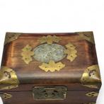 Chinees sieradenkistje met jade plaquette, Ophalen of Verzenden