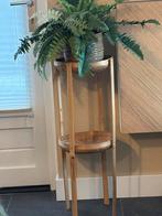 Rotan plantenstandaard met kunstplant, Ophalen, Zo goed als nieuw