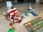 Lego Minecraft 21152 Piratenschip Avontuur, Kinderen en Baby's, Speelgoed | Duplo en Lego, Ophalen of Verzenden, Gebruikt, Complete set