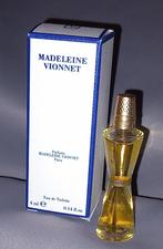 Volle parfum mini - Madeleine vionnet clair glas + Doosje, Verzamelen, Parfumverzamelingen, Ophalen of Verzenden, Miniatuur, Zo goed als nieuw