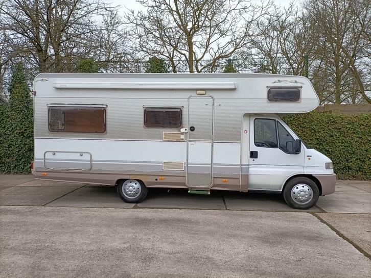 Dethleffs 6 slaaplaatsen, Caravans en Kamperen, Campers, Bedrijf, tot en met 6, Alkoof, Dethleffs, Fiat, Diesel, Handgeschakeld
