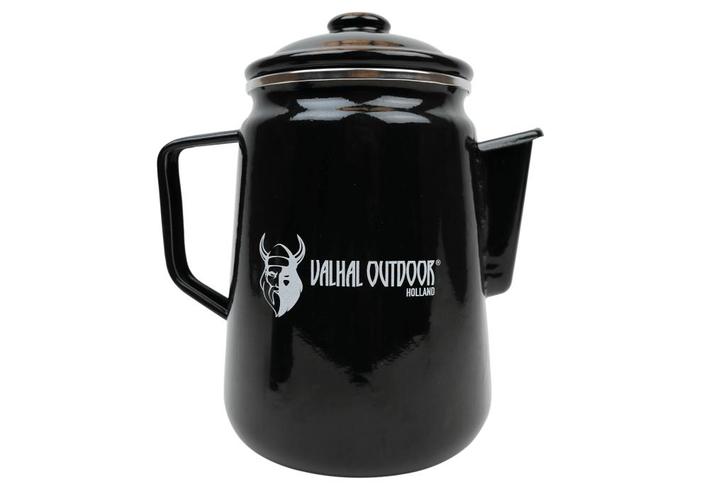 Valhal outdoor: Percolator, mok, vuurschaal, wax, Huis en Inrichting, Keuken | Potten en Pannen, Nieuw, Overige typen, Gietijzer