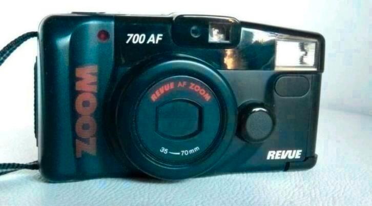 TOPSTAAT Revue 700 AF compact camera met 35-70mm zoom lens, Audio, Tv en Foto, Fotocamera's Analoog, Zo goed als nieuw, Ophalen of Verzenden