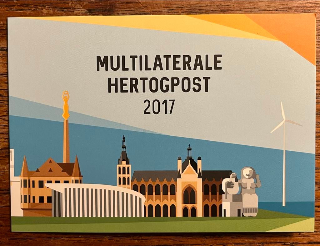 Postzegelvel Multilaterale hertogpost 2017 - Nieuwstaat, Postzegels en Munten, Postzegels | Nederland, Ophalen of Verzenden, Na 1940