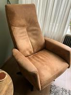 2 relaxstoelen microleder cognac kleur, Huis en Inrichting, Fauteuils, Ophalen of Verzenden, Gebruikt, 75 tot 100 cm