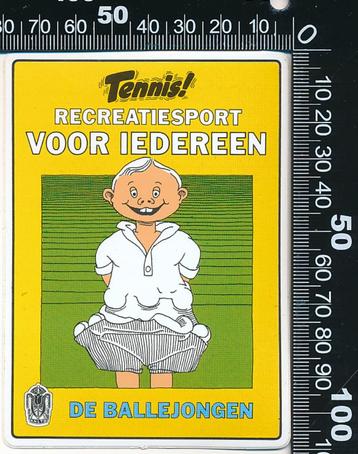 Sticker: Tennis - Recreatie sport voor iedereen beschikbaar voor biedingen