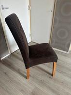 4 Bruine Eetkamerstoelen, Ophalen, Bruin, Zo goed als nieuw, Vier