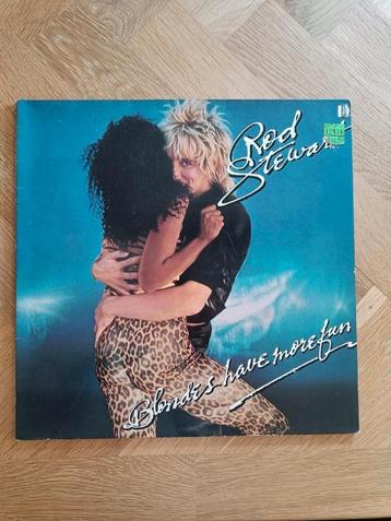 LP Rod Stewart - Blondes have more fun beschikbaar voor biedingen