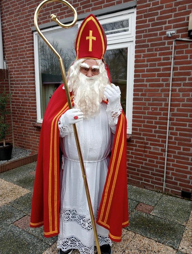 ST NICOLAAS EN PIET PAK COMPLEET, Diversen, Sinterklaas, Gebruikt, Ophalen of Verzenden