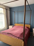 Bed, Huis en Inrichting, Slaapkamer | Bedden, Ophalen, Tweepersoons, Hout, 160 cm