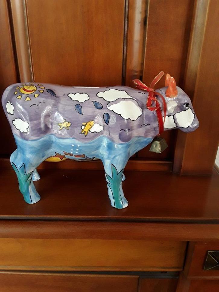 Cow Parade/ Large. spaarpot koe, Antiek en Kunst, Kunst | Designobjecten, Ophalen of Verzenden