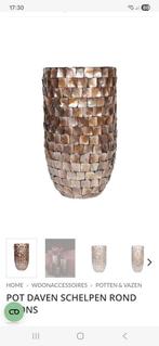 schelpenvaas van ptmd, Huis en Inrichting, Woonaccessoires | Vazen, Ophalen, Zo goed als nieuw, Overige kleuren, Minder dan 50 cm