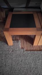 Twee salon tafeltjes eiken, Huis en Inrichting, Ophalen, Gebruikt, 50 tot 100 cm, 50 tot 100 cm