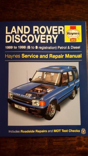 Land Rover Discovery (1989-1998) Haynes Manual beschikbaar voor biedingen